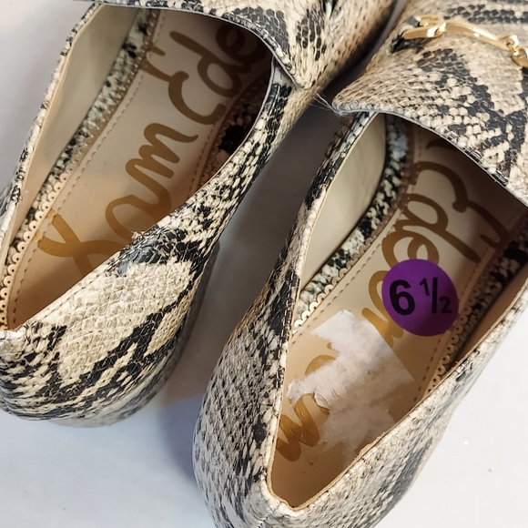 Sam Edelman Jamille Snake Embossed Loafers - Picture 7 of 13